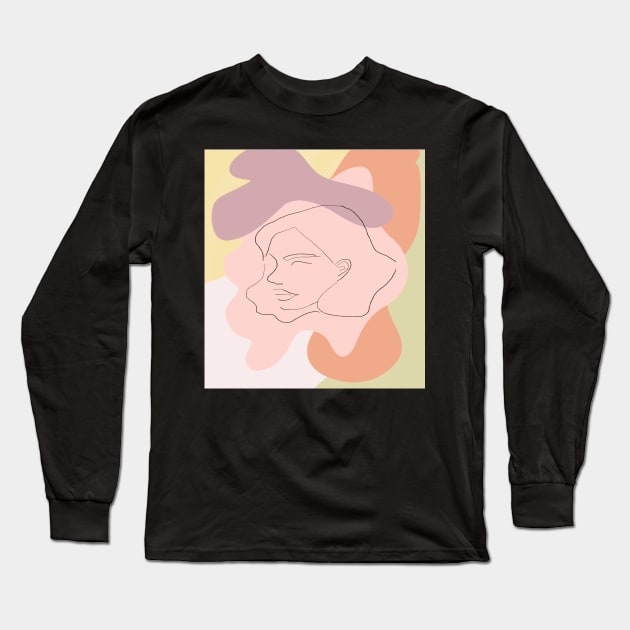 feminine Long Sleeve T-Shirt by maymayma